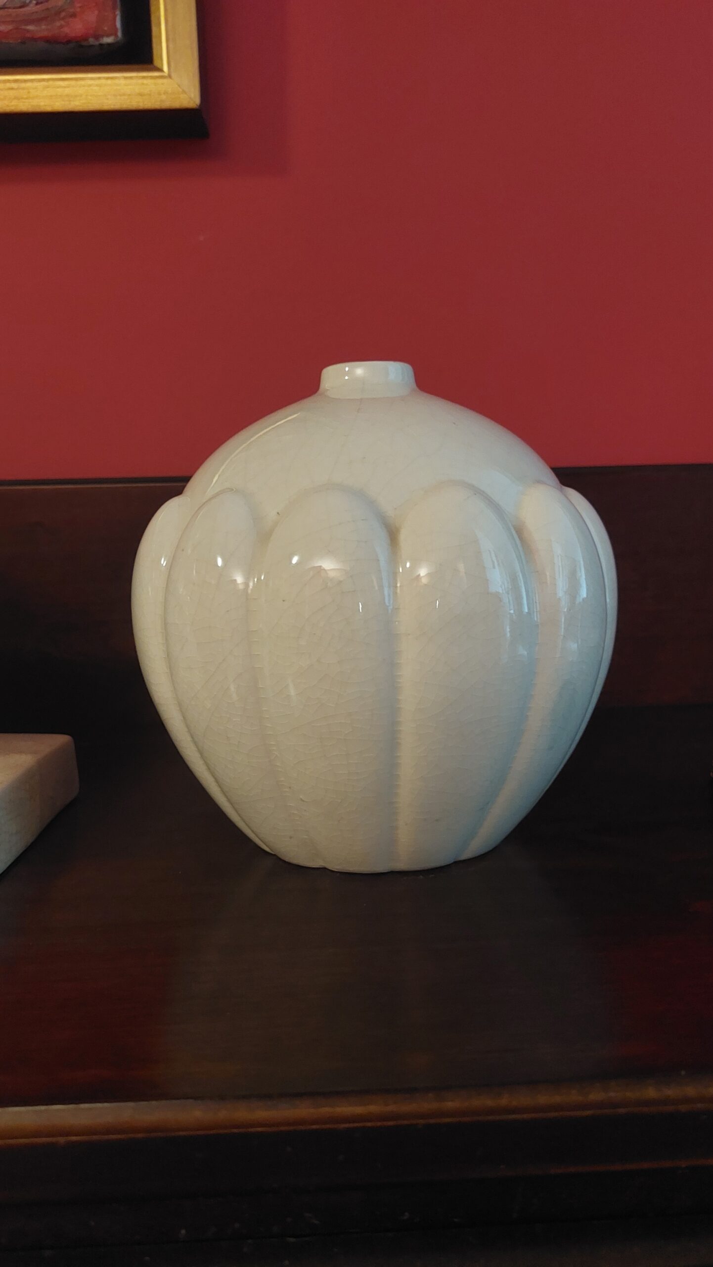 vases Saint-Clément boule céamique craquelé art déco (2)